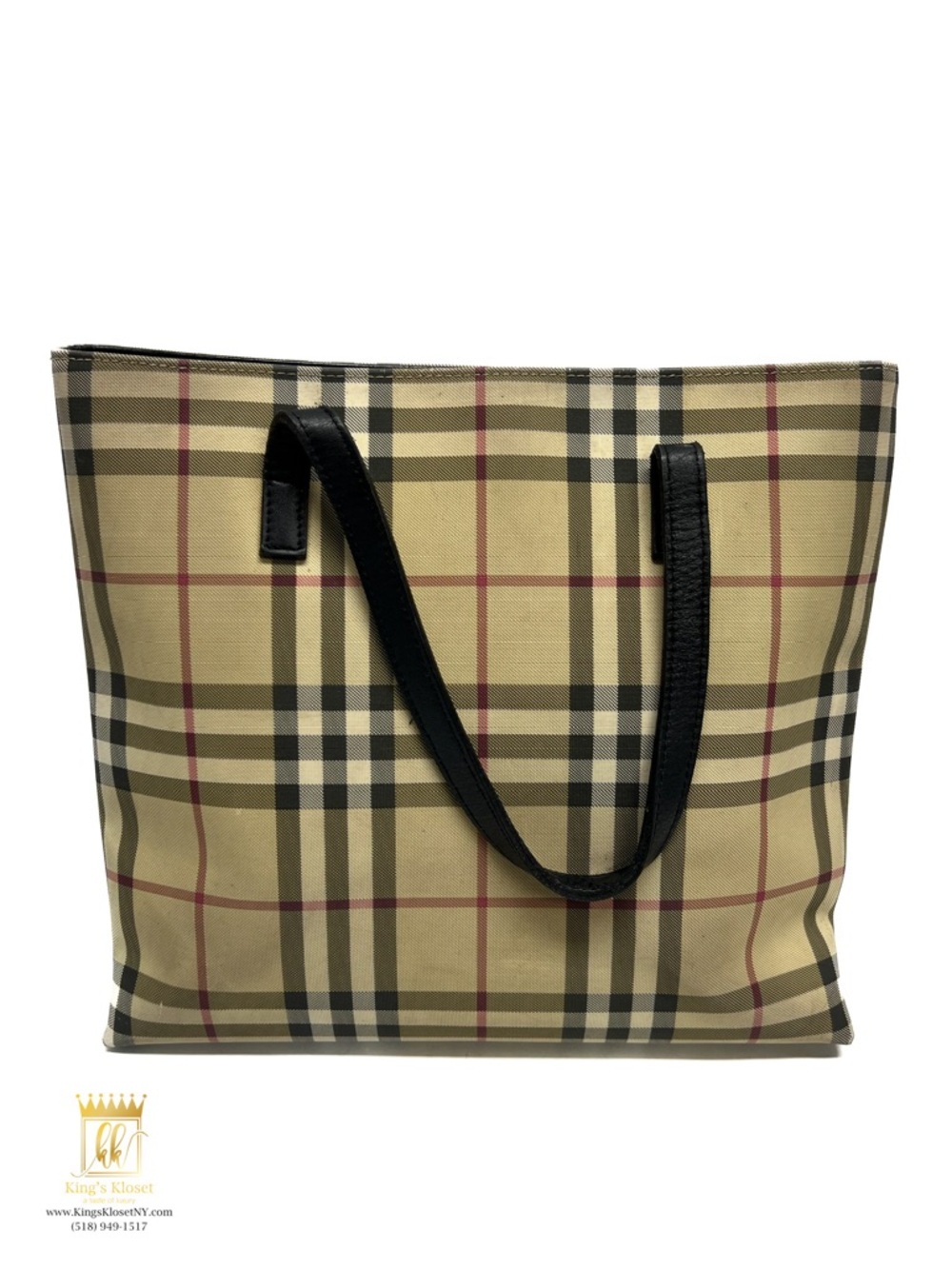Burberry haymarket check tote